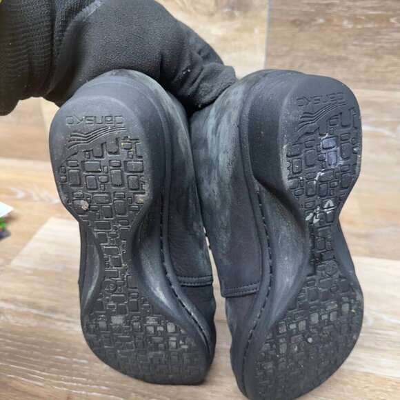 Dansko Lucille Black Nubuck Ankle Boot Women's Size EU 37 - Picture 4 of 7